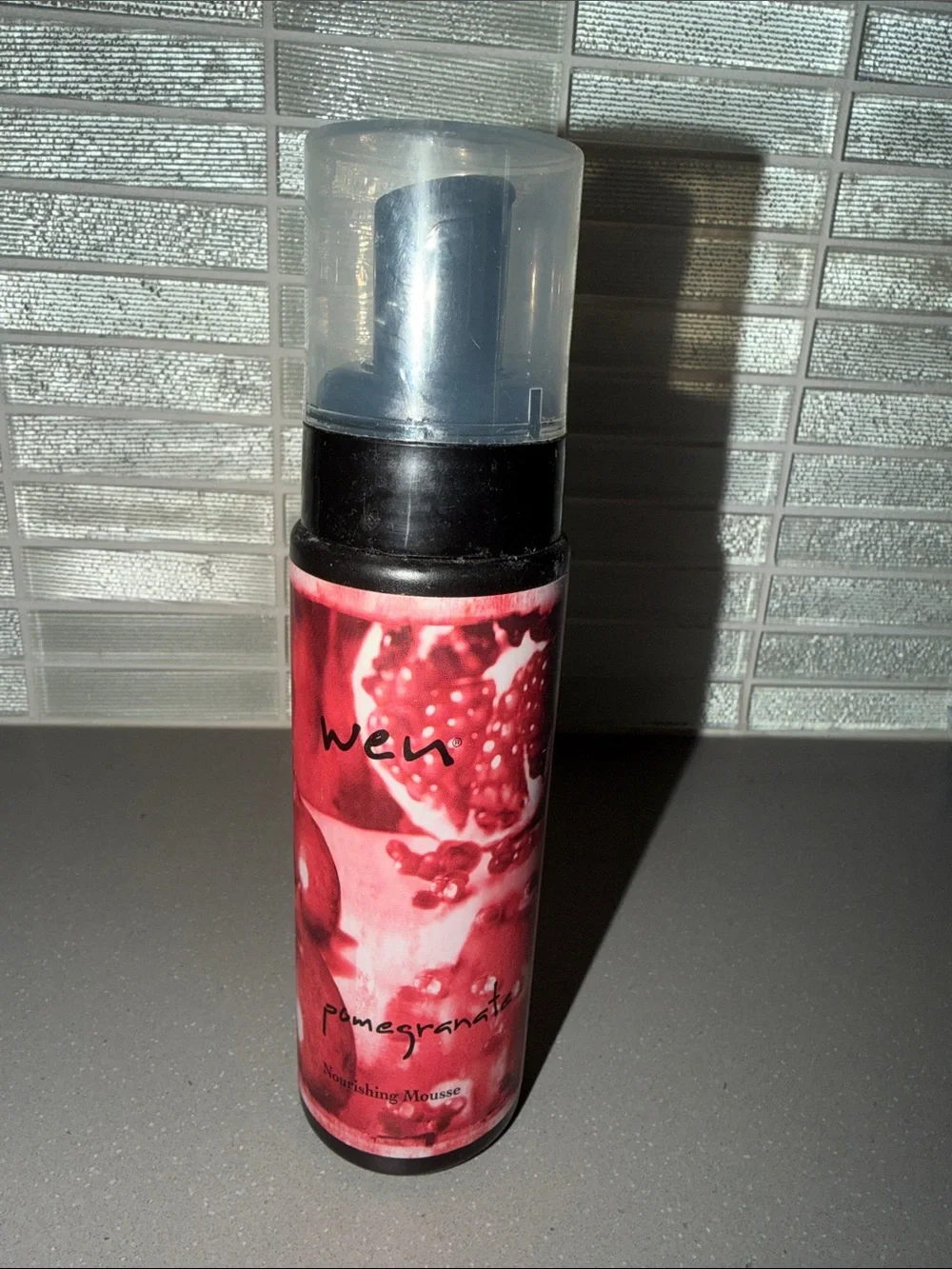 WEN Pomegranate Nourishing Mousse – Red Bottle